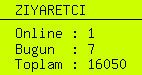 online ziyaretci sayacı