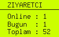 online ziyaretci sayacı