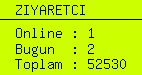 online ziyaretci sayacı