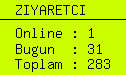 online ziyaretci sayacı