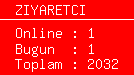online ziyaretci sayacı