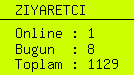 online ziyaretci sayacı